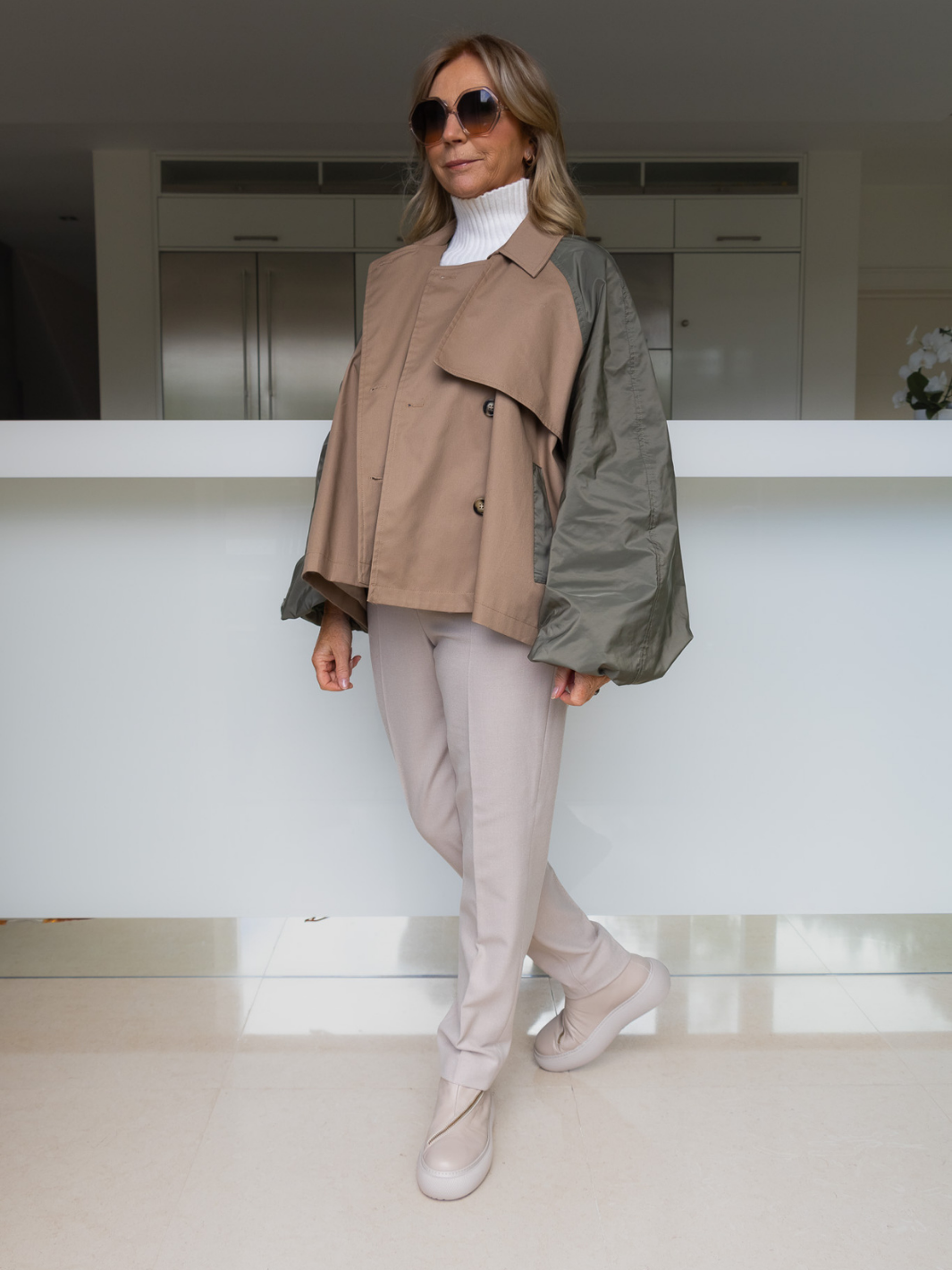 Raffaello Rossi Trousers Raffaello Rossi Dora O Trousers In Stone