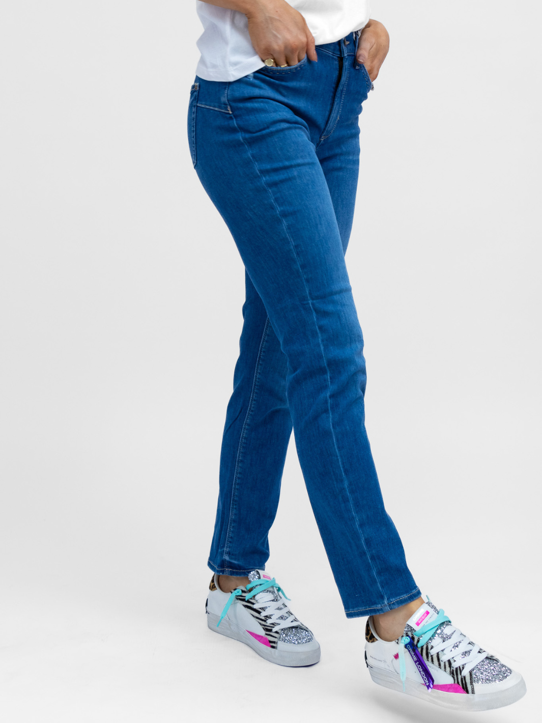 Raffaello Rossi Trousers Suzy Soft And Stretchy Skinny Denim Jeans In Blue From Raffaello Rossi