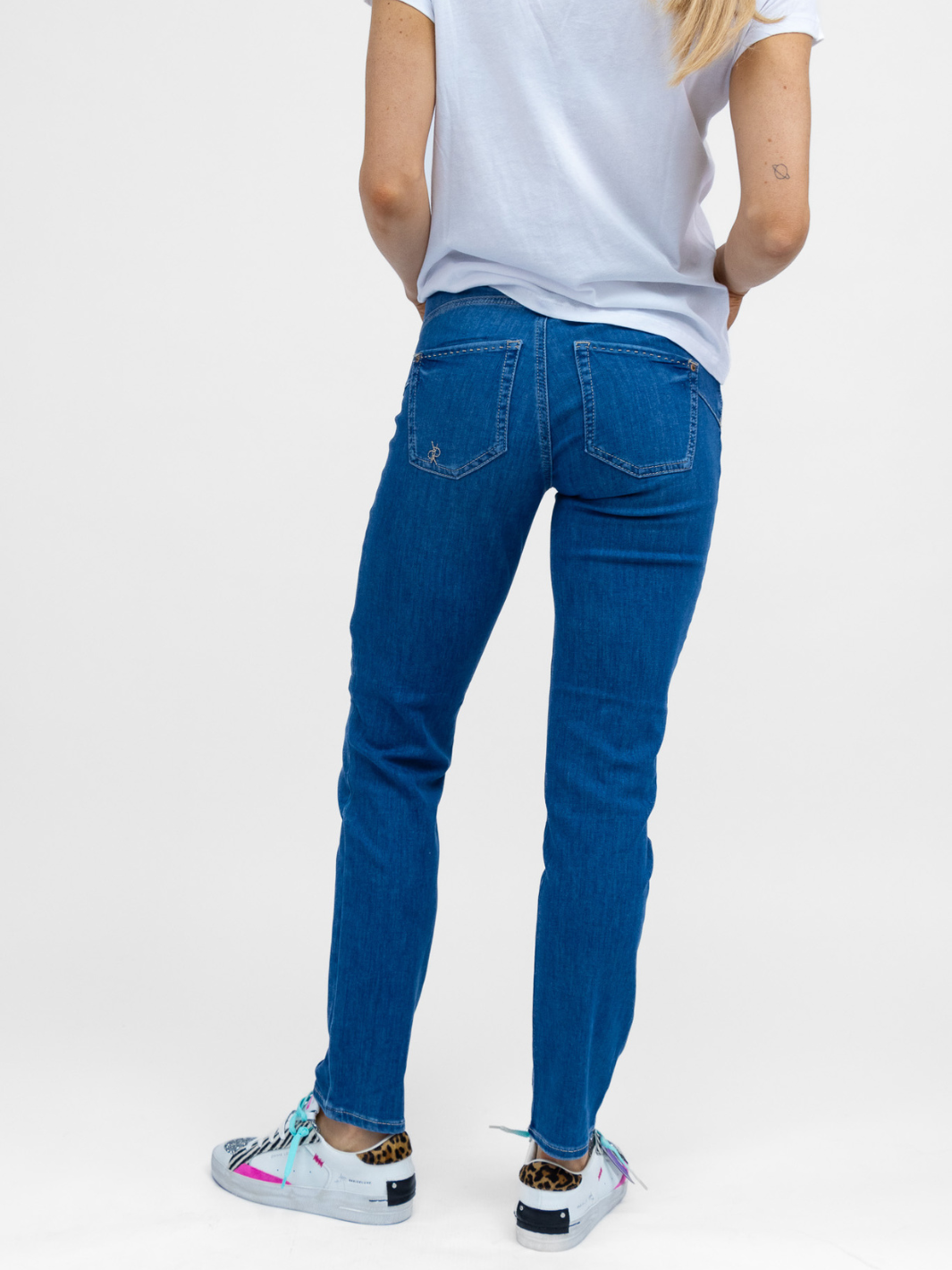 Raffaello Rossi Trousers Suzy Soft And Stretchy Skinny Denim Jeans In Blue From Raffaello Rossi
