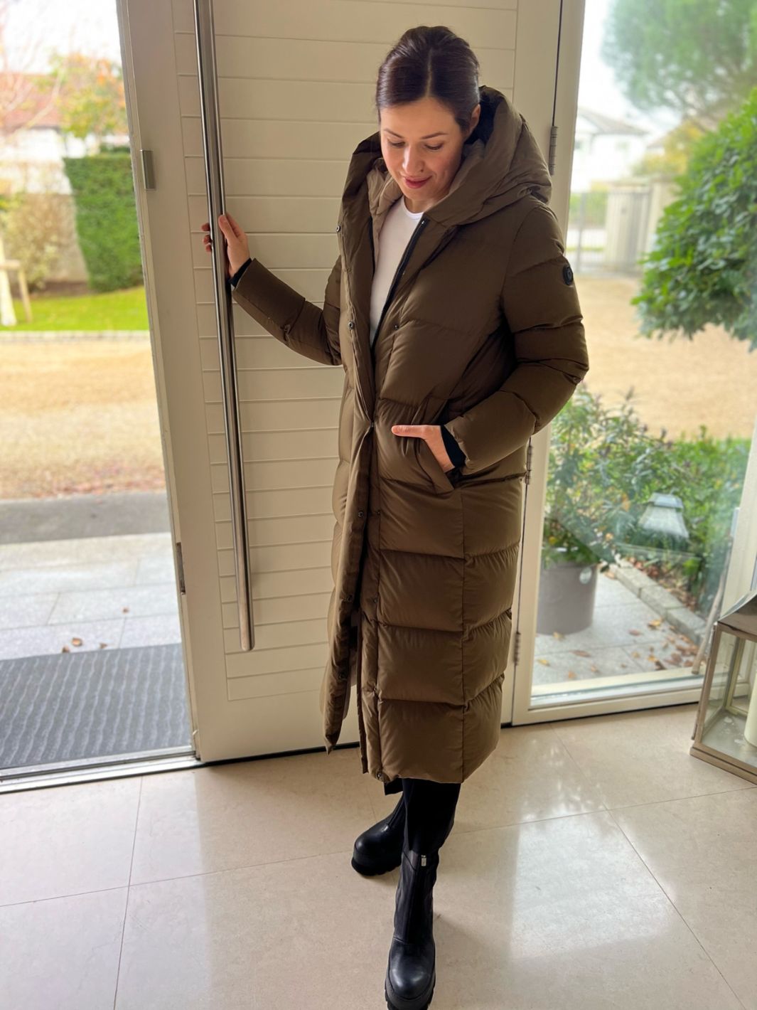 Reset Coat Reset Dorset Square Long Coat in Kensington Green