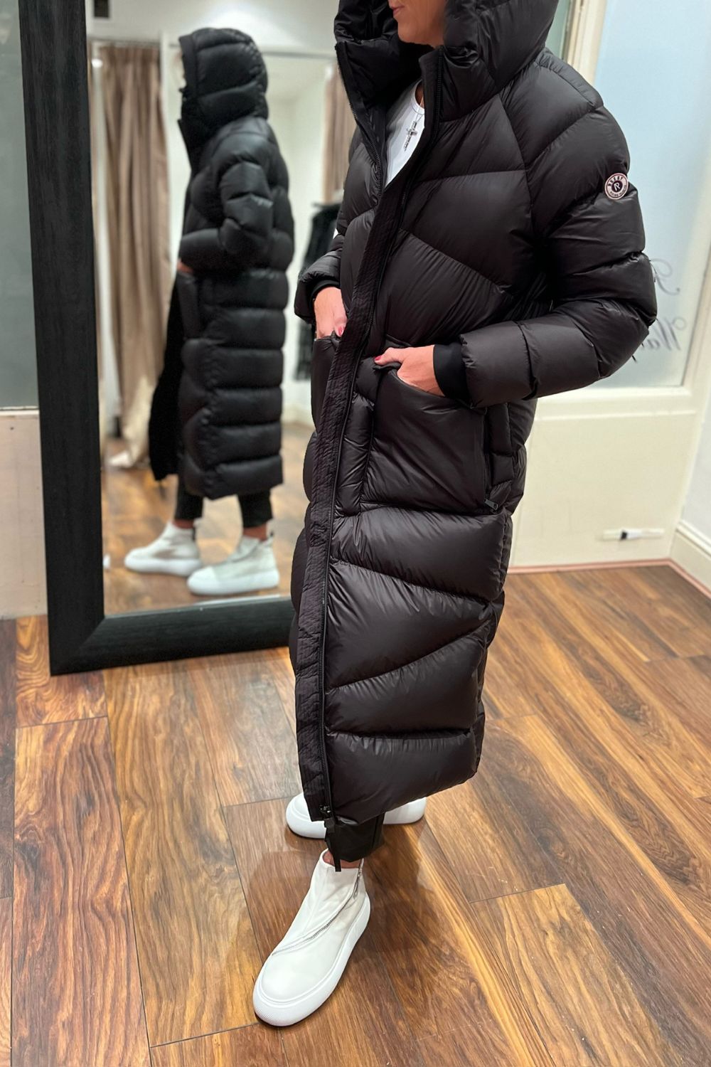 Reset Coat Reset Dover Long Coat in Black