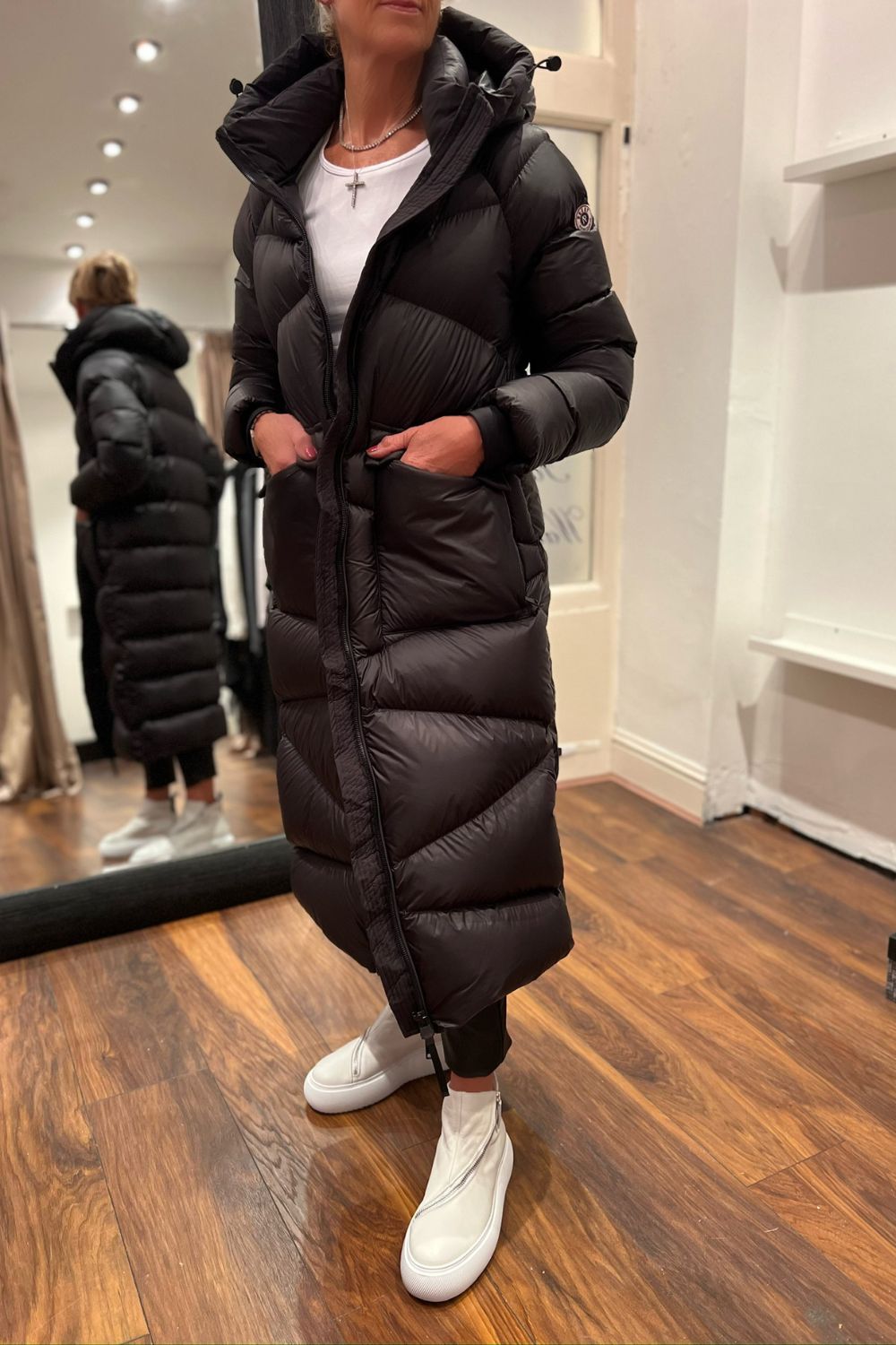 Reset Coat Reset Dover Long Coat in Black