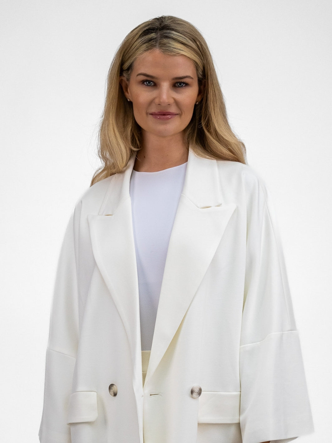 The Italian Collection Jacket Long Kimono Jacket In Latte From The Italian Collection