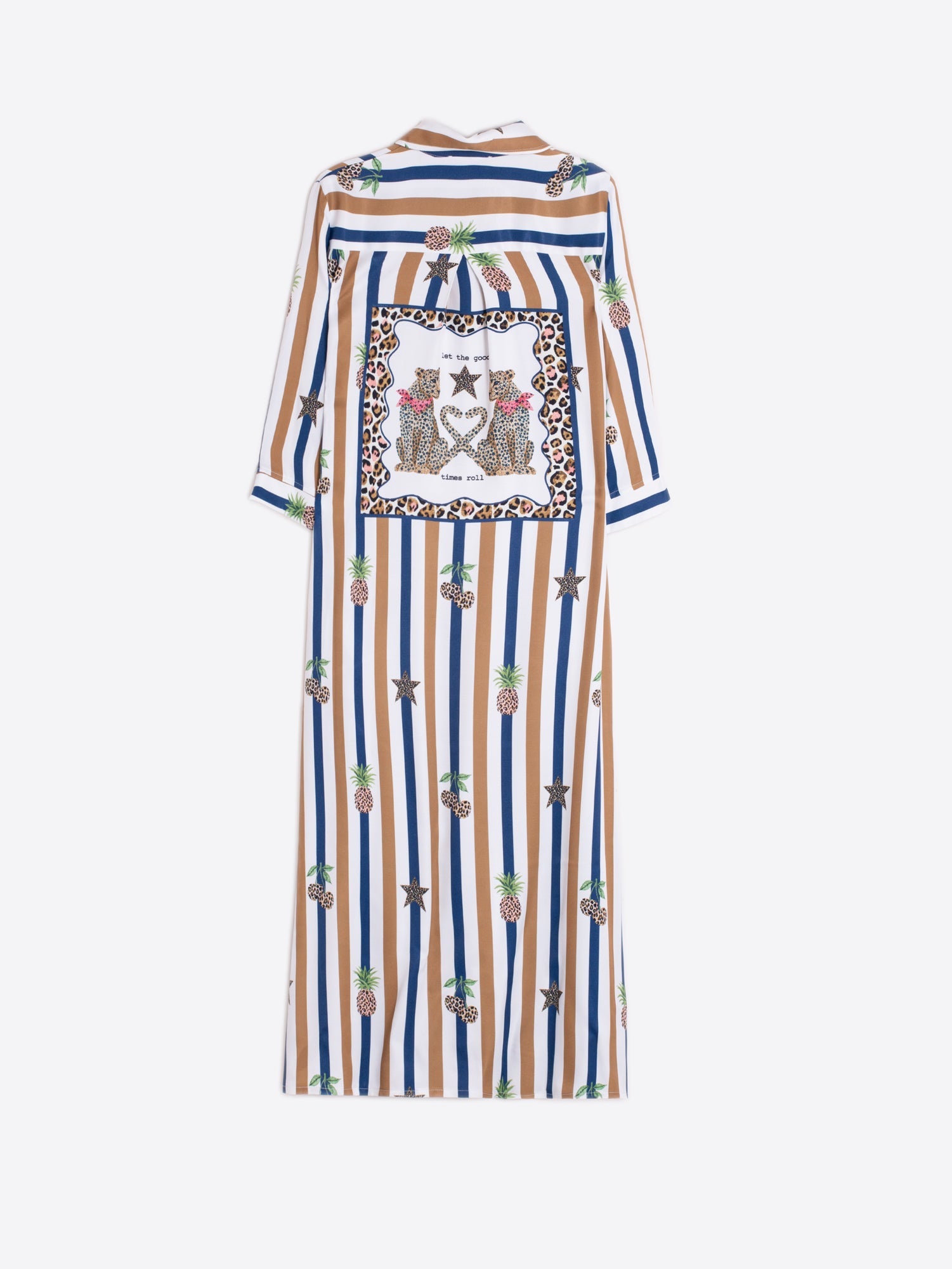 Vilagallo Dress Cherry Stripe Dress