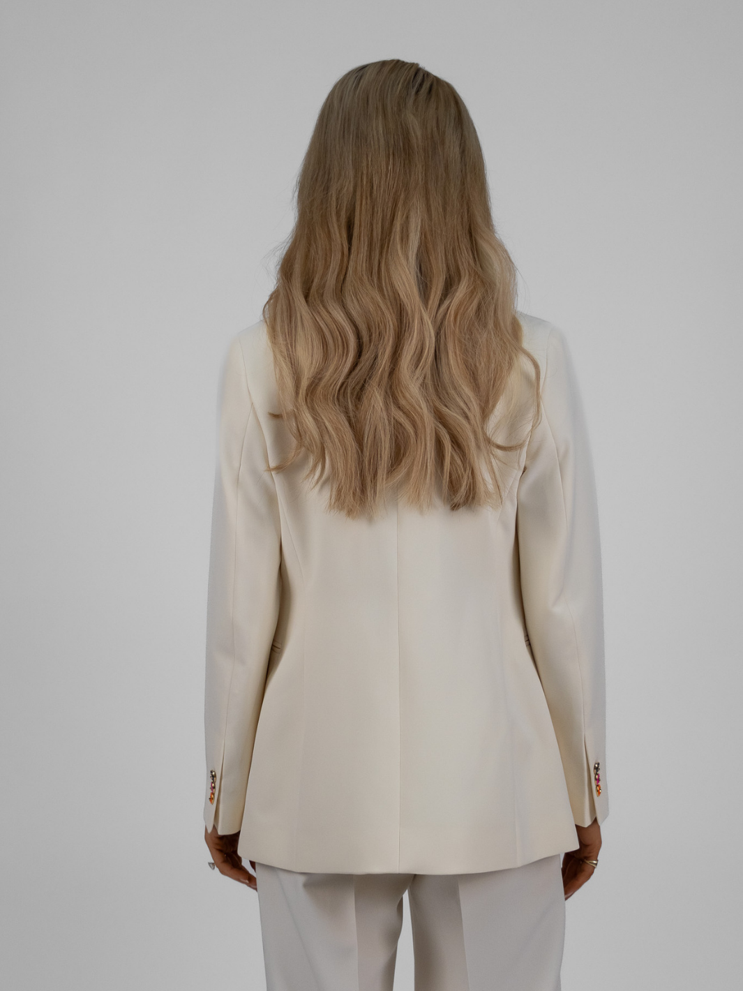 Vilagallo Jacket Cream Blazer Jacket From Vilagallo