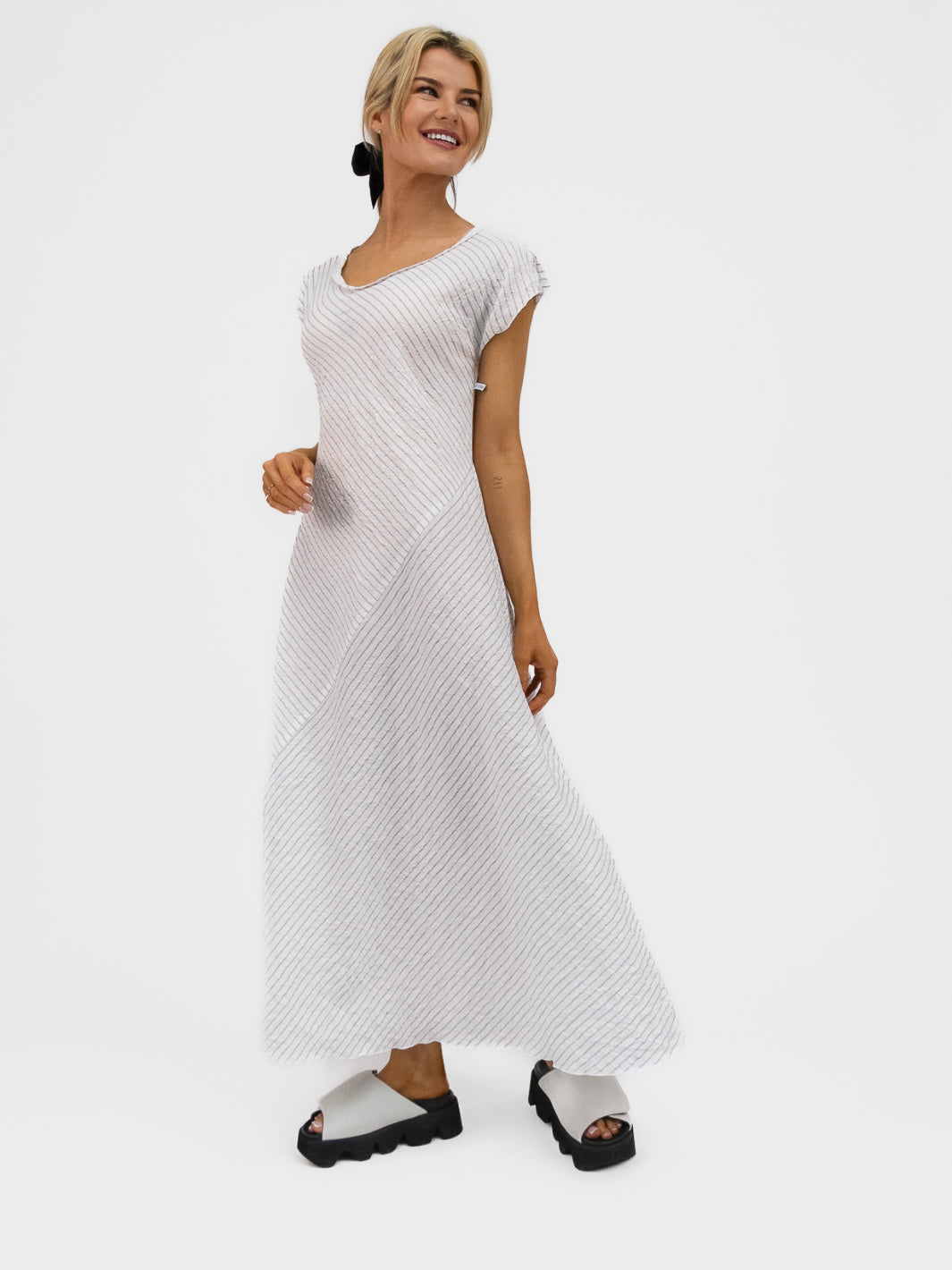 Xenia Design Dress HAKU Dress In White From Xenia Design