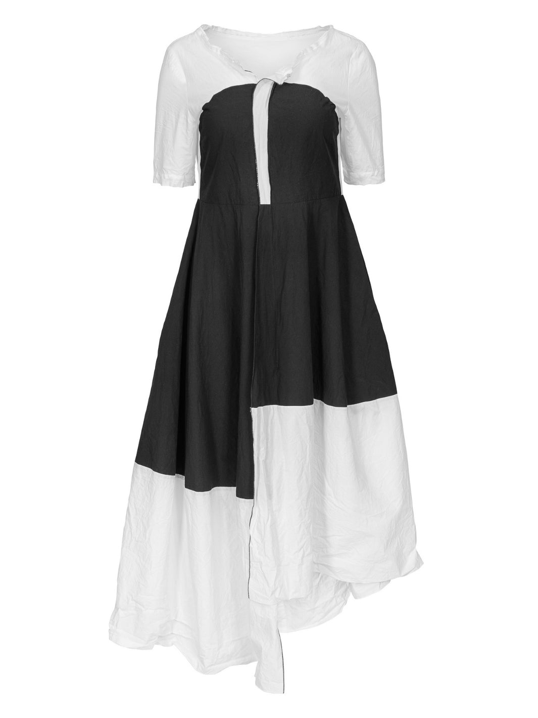 Xenia Design Dress RIKO Dress In White And Black From Xenia Design