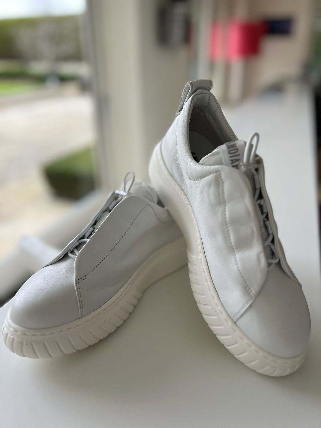 Andia Fora Footwear Andia Fora Libi Dreamer Slip-On Sneakers in White