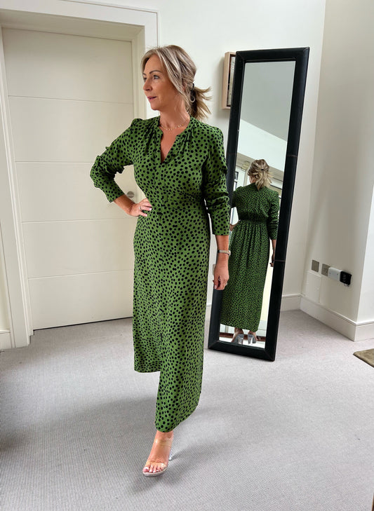 Ange Dress Ange Marnie Midi Dress in Kensington Green