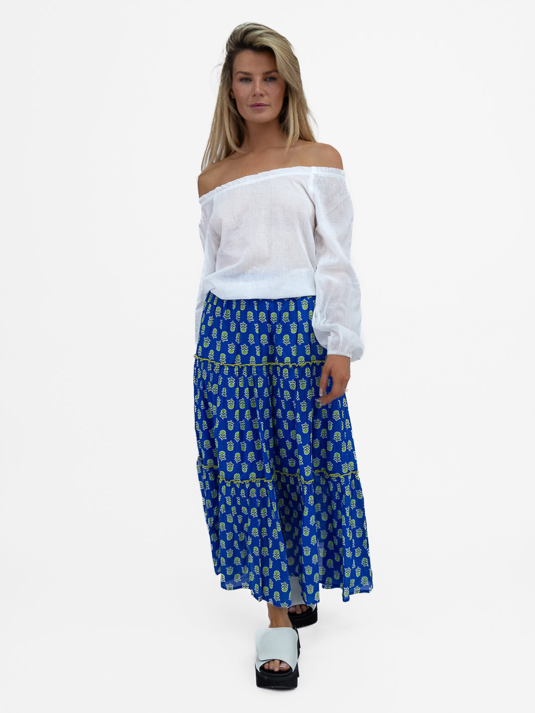 Aspiga Skirt Bea Printed Organic Cotton Skirt From Aspiga
