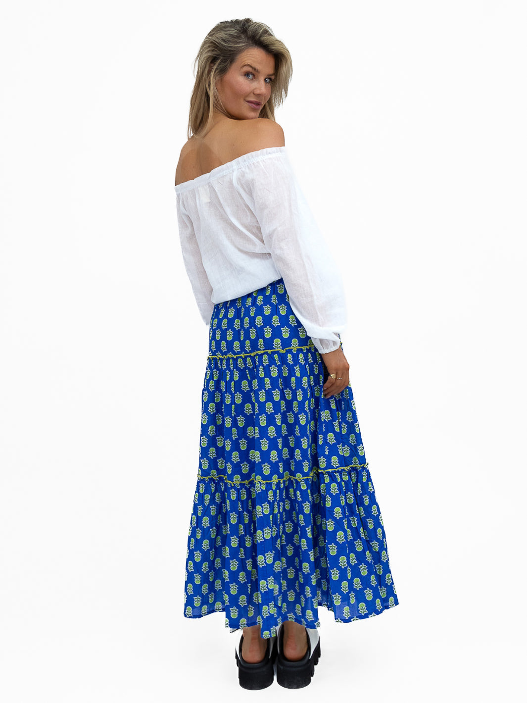 Aspiga Skirt Bea Printed Organic Cotton Skirt From Aspiga