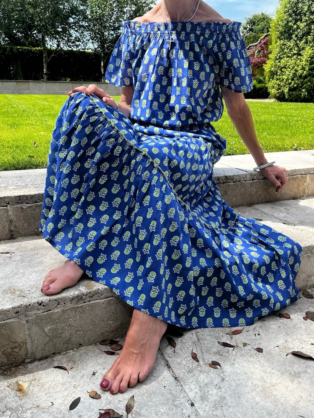 Aspiga Skirt Bea Printed Organic Cotton Skirt From Aspiga