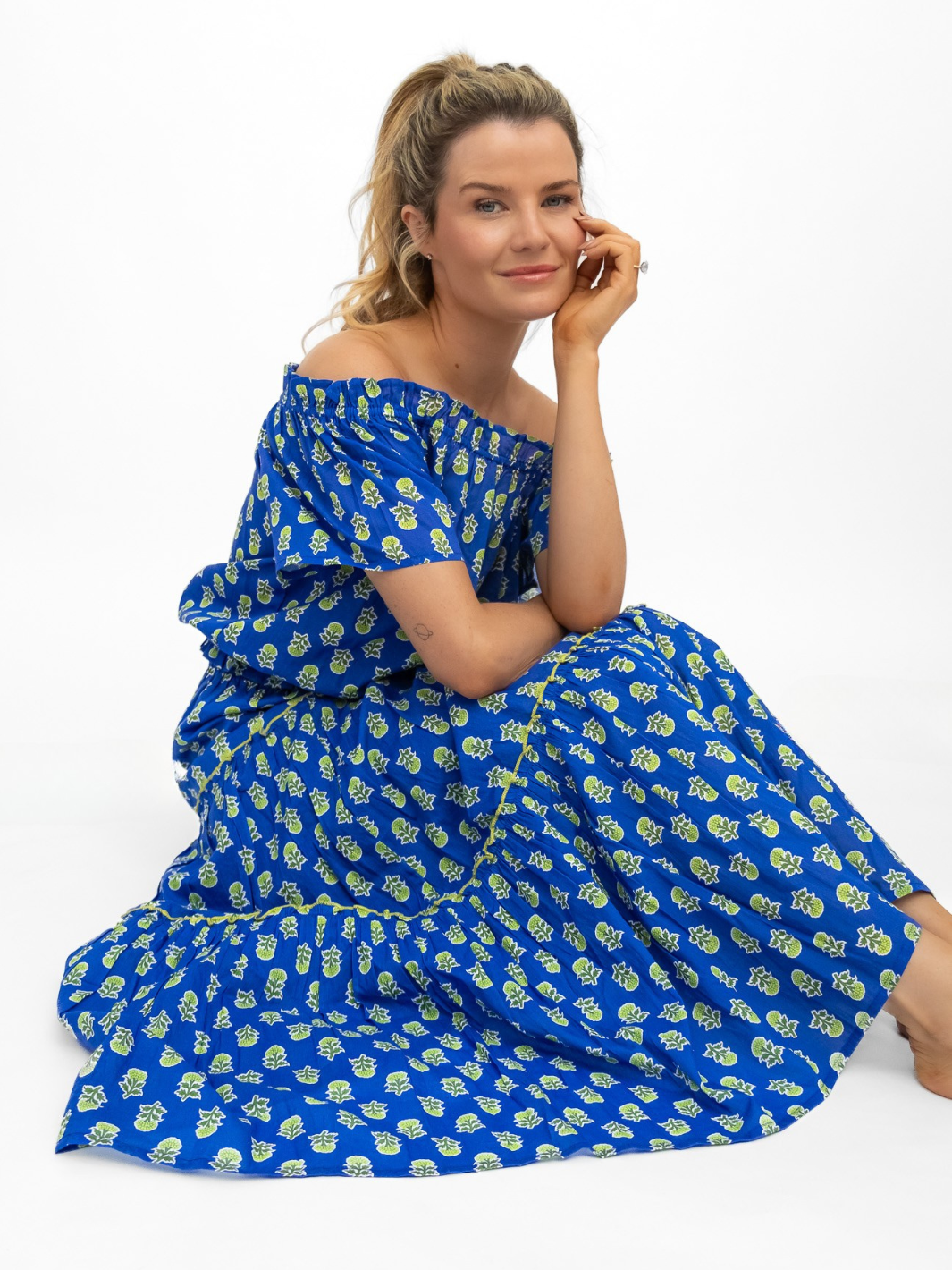 Aspiga Skirt Bea Printed Organic Cotton Skirt From Aspiga