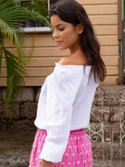 Aspiga Top Ilana Long Sleeve Frill Gauze Top From Aspiga