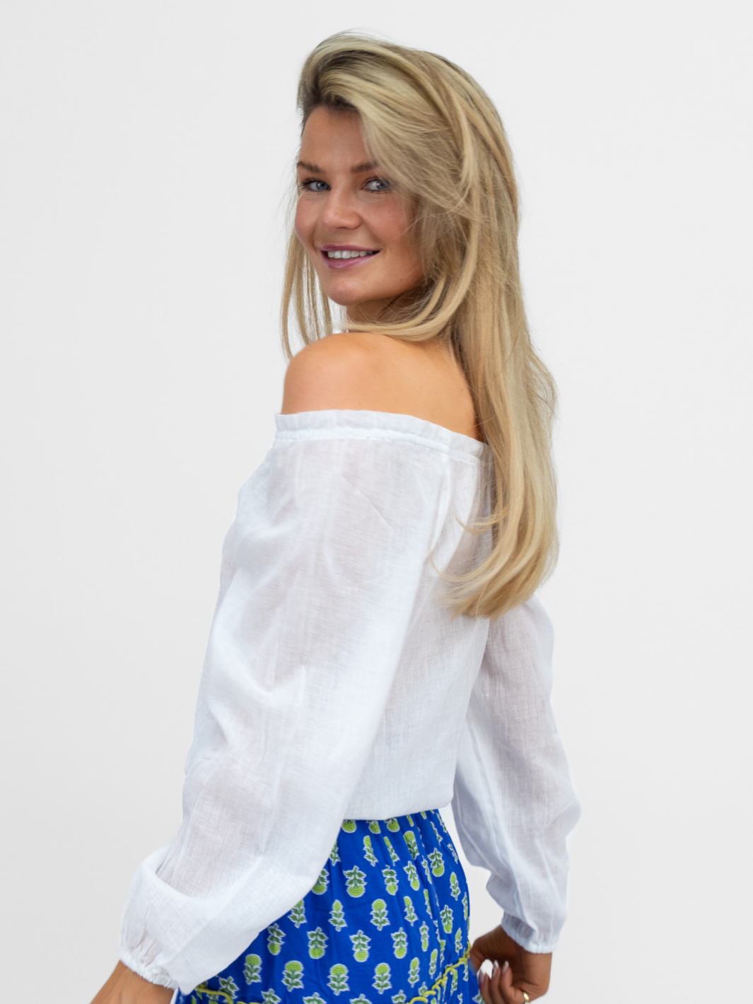 Aspiga Top Ilana Long Sleeve Frill Gauze Top From Aspiga