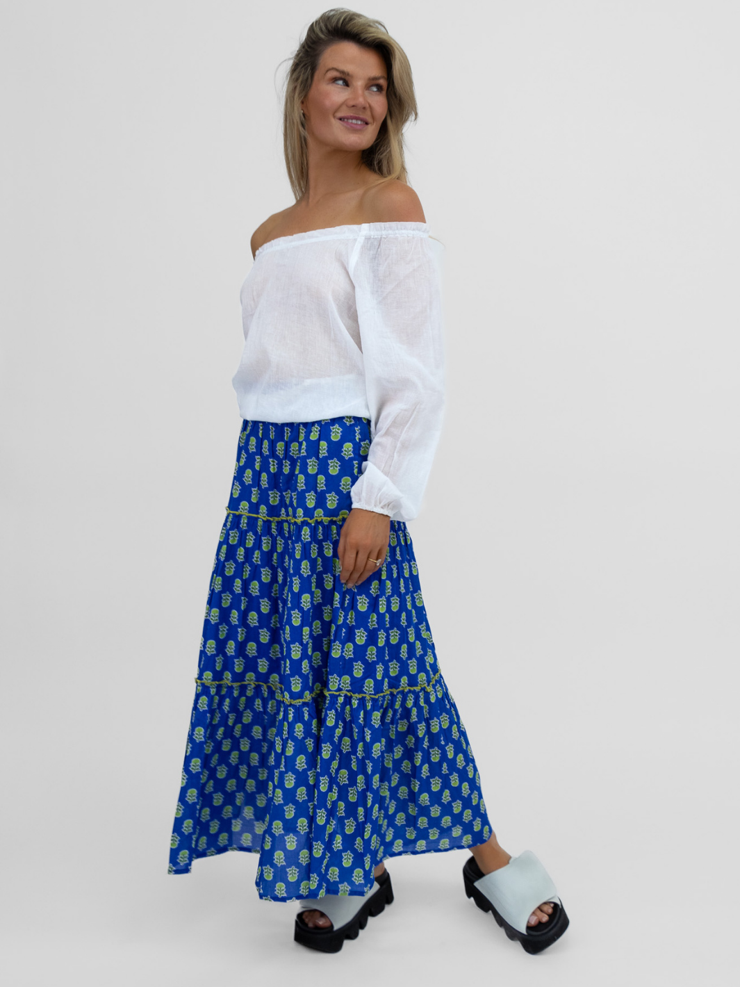 Aspiga Top Ilana Long Sleeve Frill Gauze Top From Aspiga