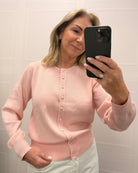 Diffusion by Kate Cardigan One Size Ashley Cardigan in Blush Pink