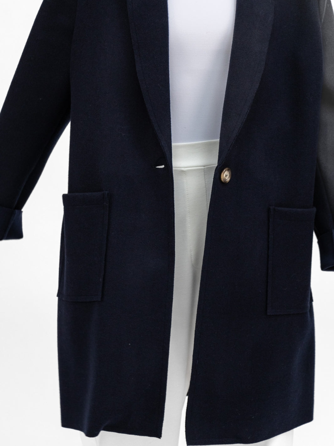 Diffusion By Kate Coat Car Coat In Navy From Diffusion By Kate
