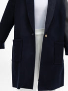 Diffusion By Kate Coat Car Coat In Navy From Diffusion By Kate