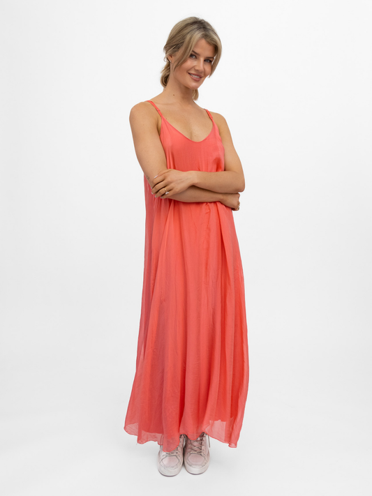 Diffusion By Kate Dress One Size Sophie Dress In Coral