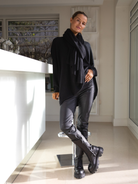 Diffusion By Kate Footwear Biker Boot Oporto In Black