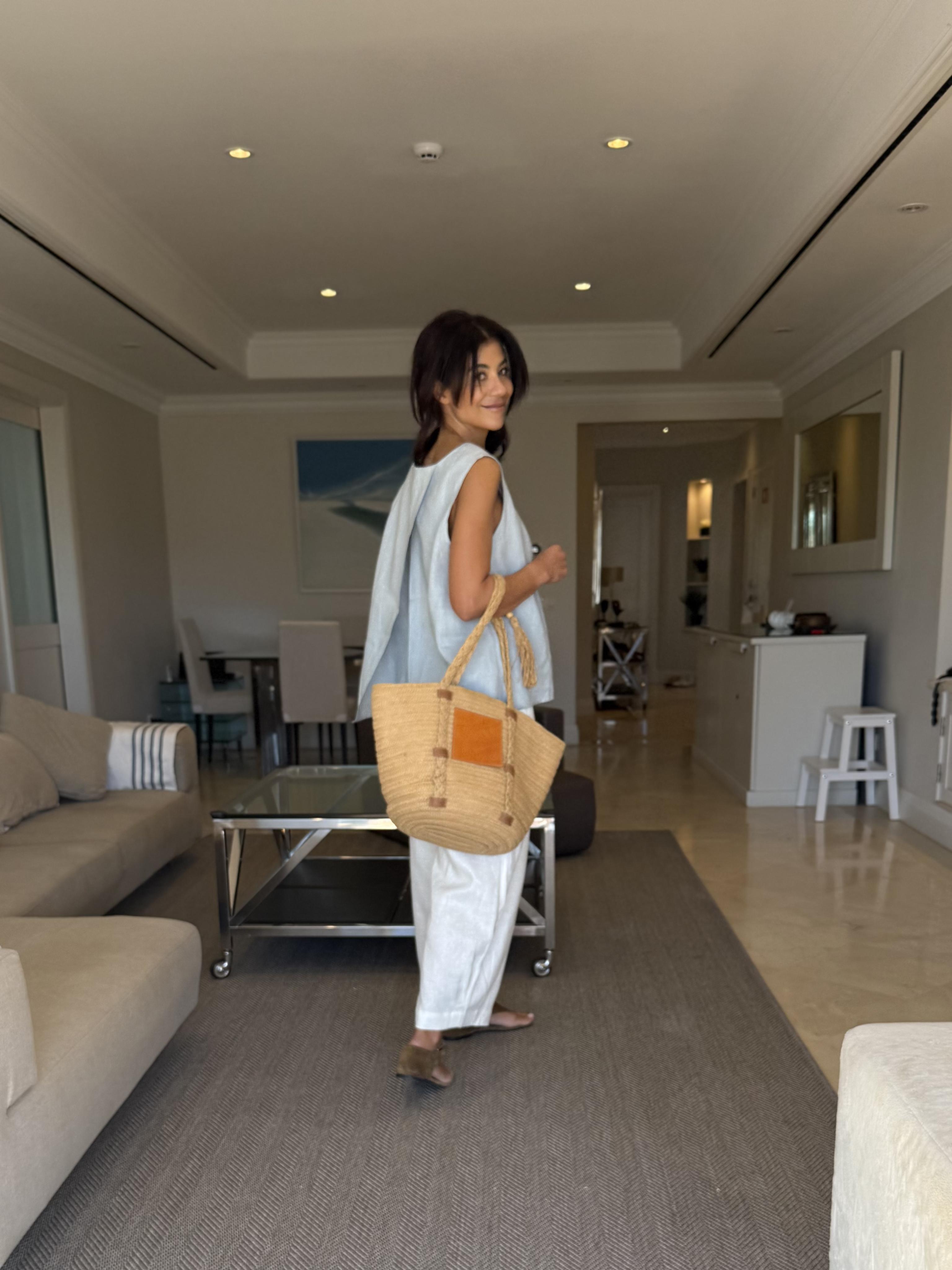 Diffusion by Kate Frankie Pure Linen Pants in White