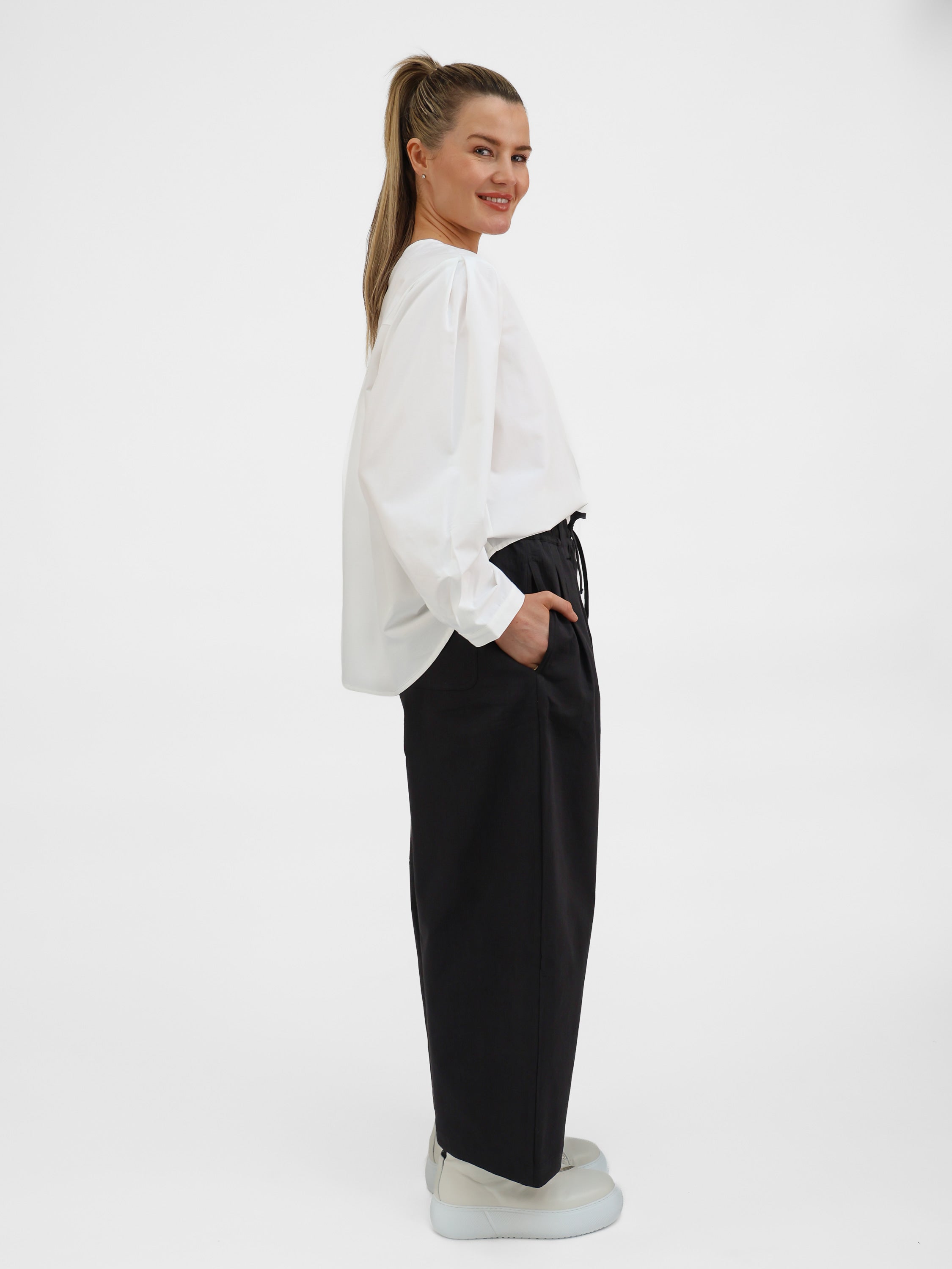 Diffusion by Kate Shirt The Jess Shirt in White
