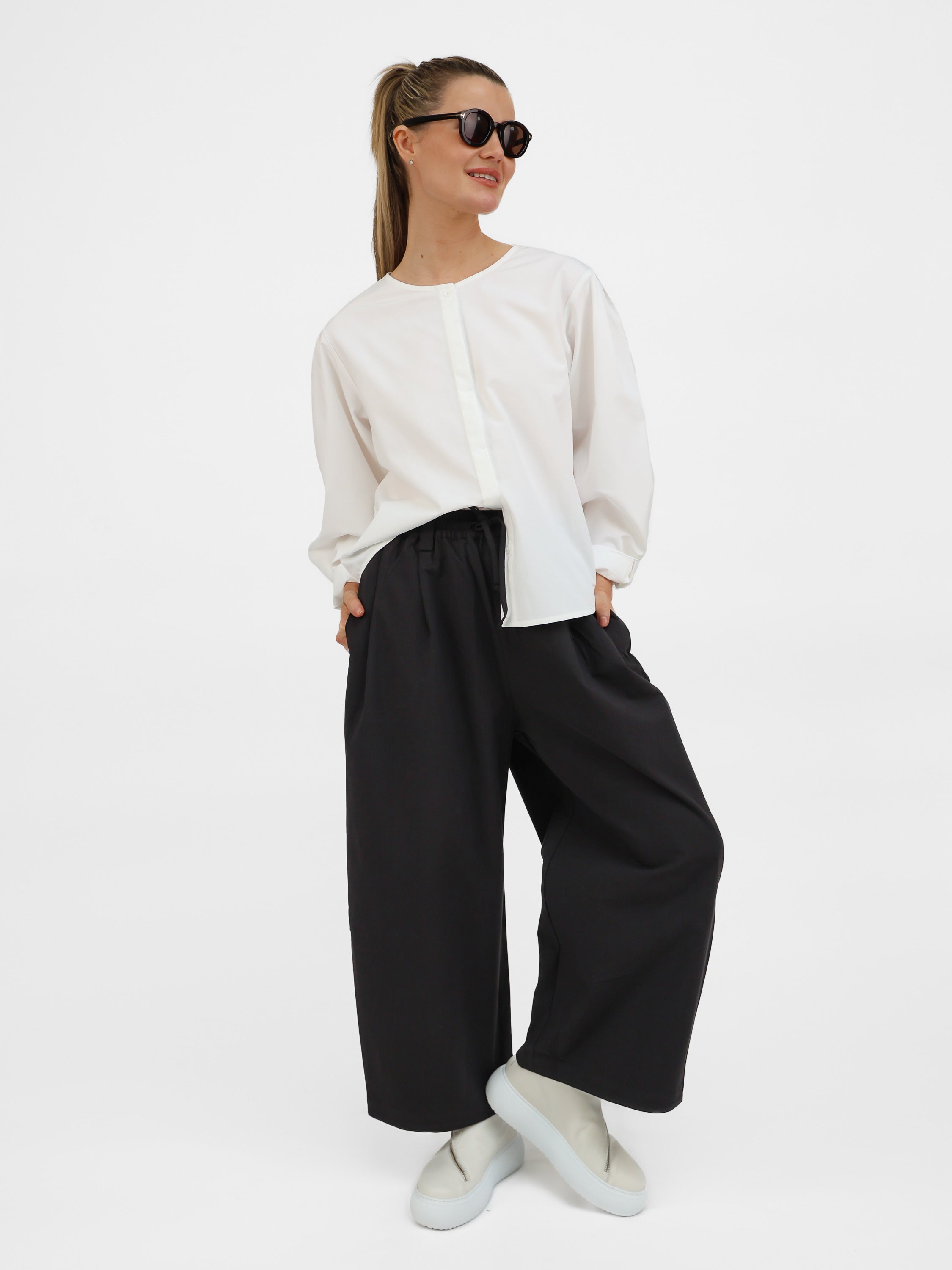Diffusion by Kate Shirt The Jess Shirt in White