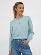 Diffusion by Kate Sweater One Size Ashley Cardigan in Mint