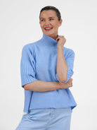 Diffusion by Kate Sweater One Size Josep Classic Sweater In Sky Blue