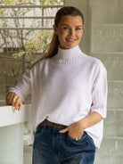 Diffusion by Kate Sweater One Size Josep Classic Sweater in Winter White