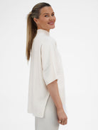 Diffusion by Kate Sweater One Size Josep Dip Back Sweater in Soft Cream