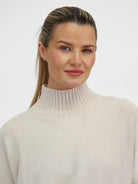 Diffusion by Kate Sweater One Size Josep Long Sleeve Sweater in Sand