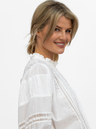 Diffusion By Kate Top Angela Cotton Top In White