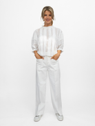 Diffusion By Kate Top Angela Cotton Top In White