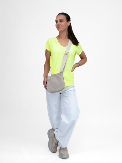 Diffusion By Kate Top One Size Kate Tee In Neon Yellow