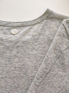 Diffusion by Kate Top One Size Lena Linen Mix Long Sleeve Tee in Grey