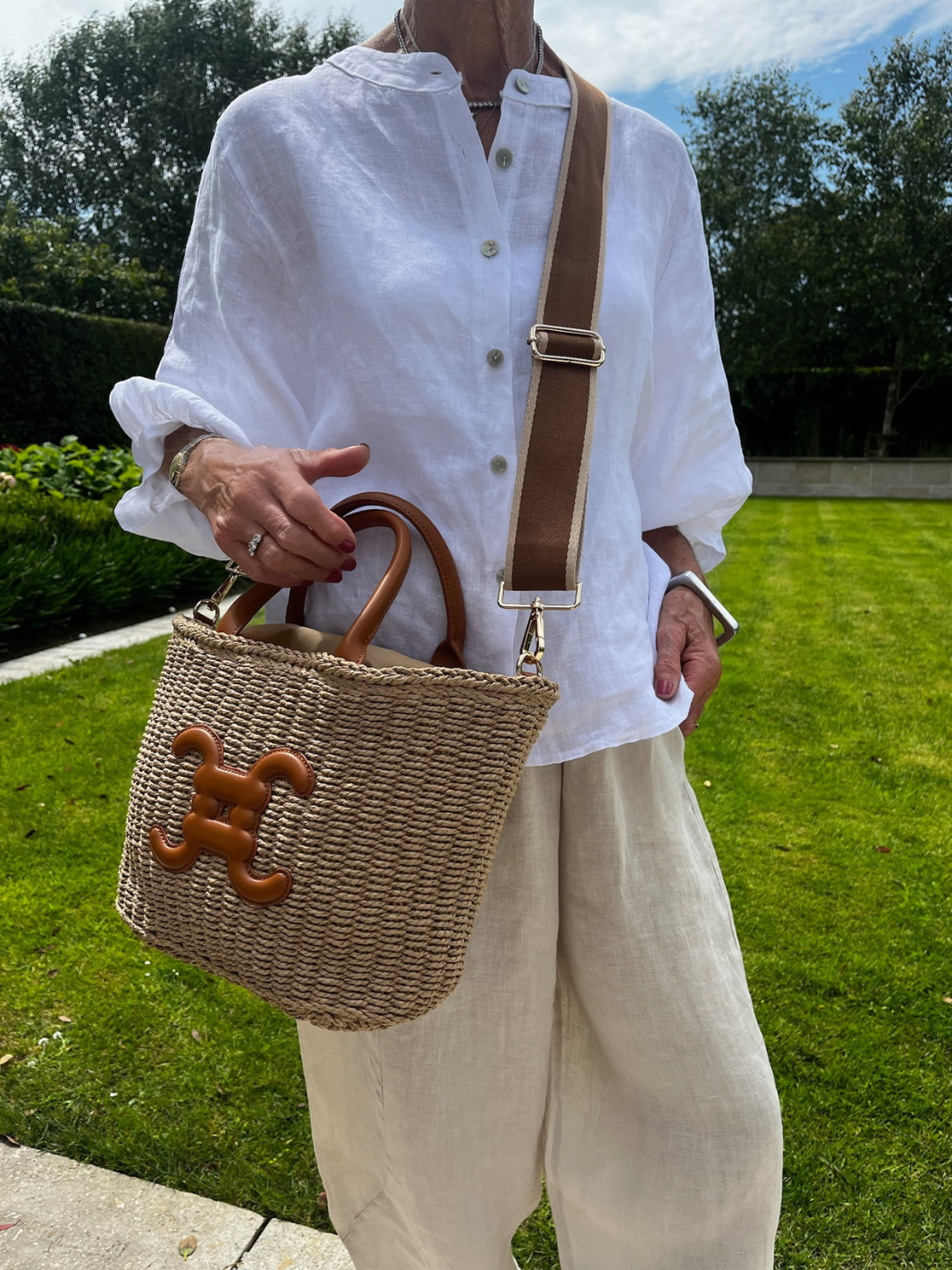 Diffusion.ie Bags One Size Mini Paloma Raffia Shopper