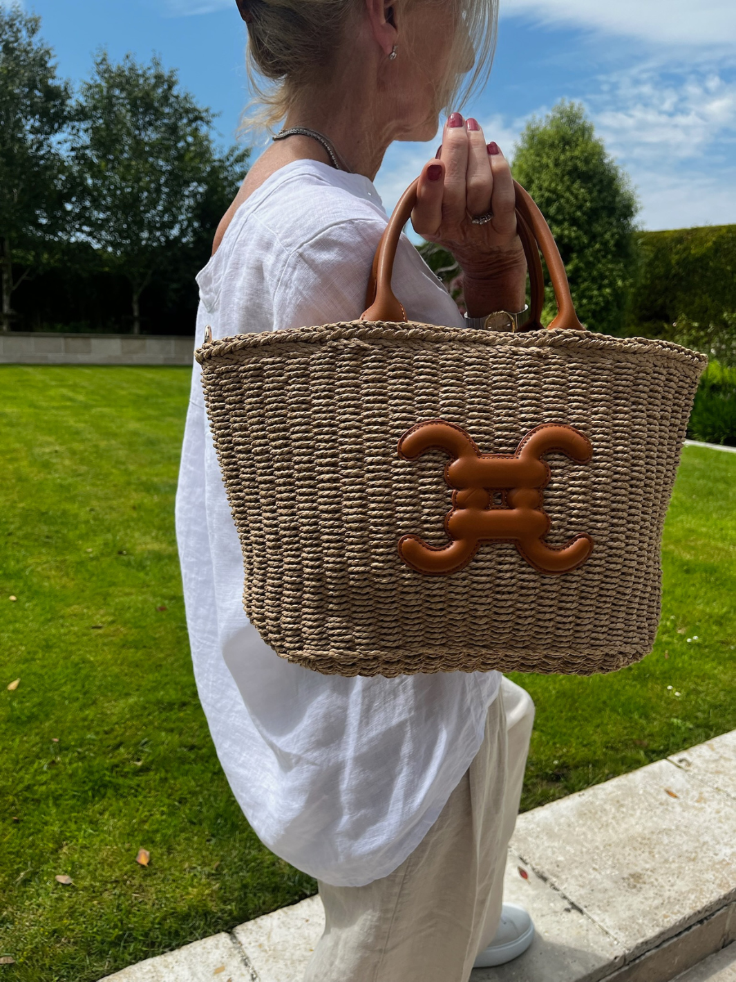 Diffusion.ie Bags One Size Mini Paloma Raffia Shopper