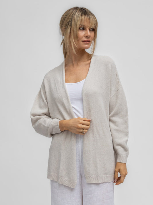 DIFFUSION.ie Jenny Edge to Edge Cardi in Sand