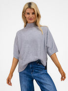 Diffusion.ie Knitwear One Size Josep Long Length Jumper In Soft Grey