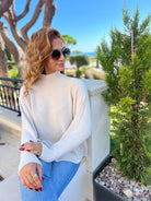 Diffusion.ie Knitwear One Size Josep Long Sleeve Sweater in Sand