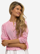 Diffusion.ie Knitwear One Size Sara Cardigan in Petal Pink