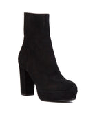 DIFFUSION.ie Shoes Black Suede Kate High Heel Boot