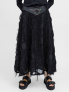 Diffusion.ie Skirt Theatre Feather Skirt in Black