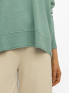 Diffusion.ie Sweater One Size Sienna V-Neck Sweater in Tea Green