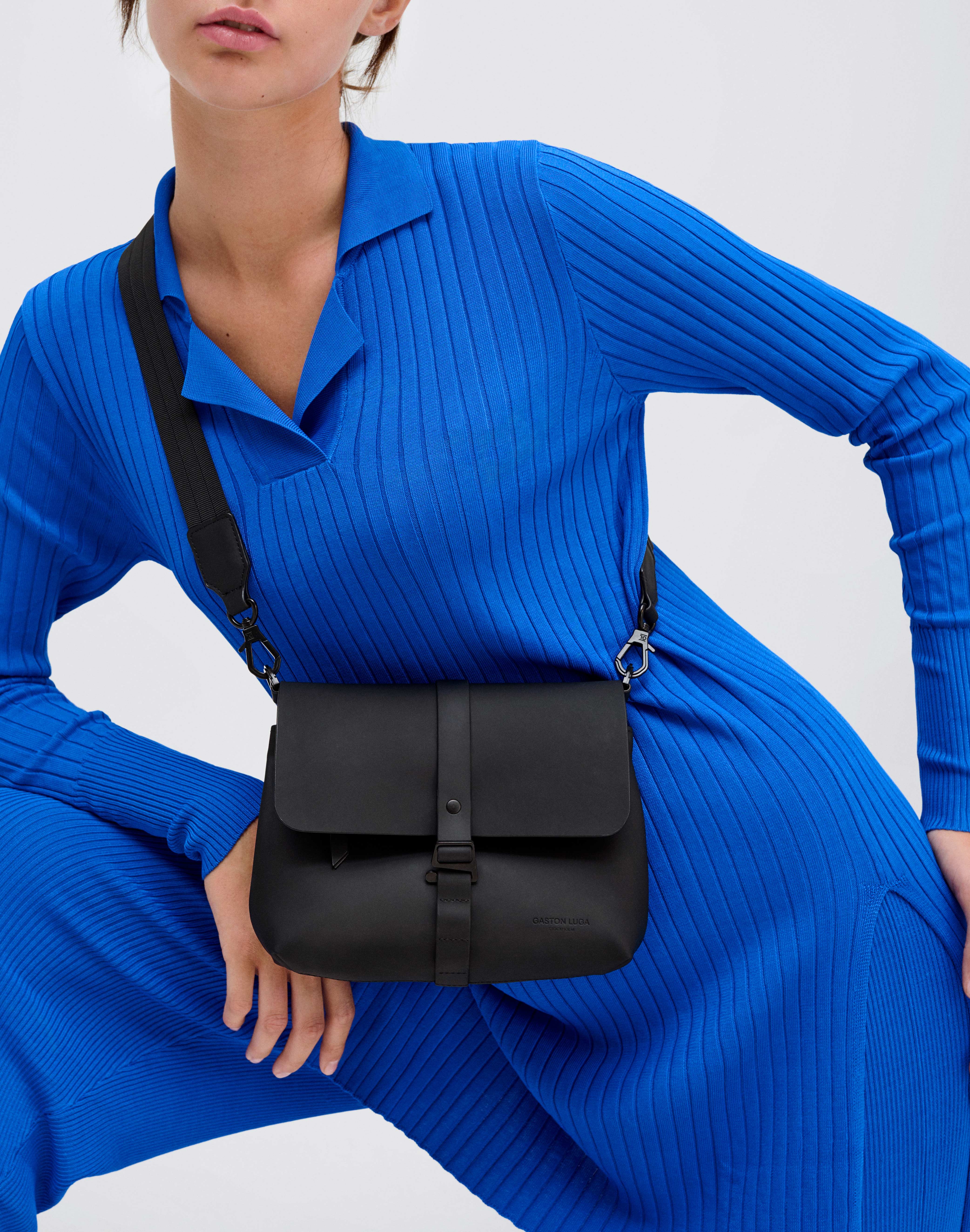 Gaston Luga Bag One Size Spläsh Crossbody Bag in Black