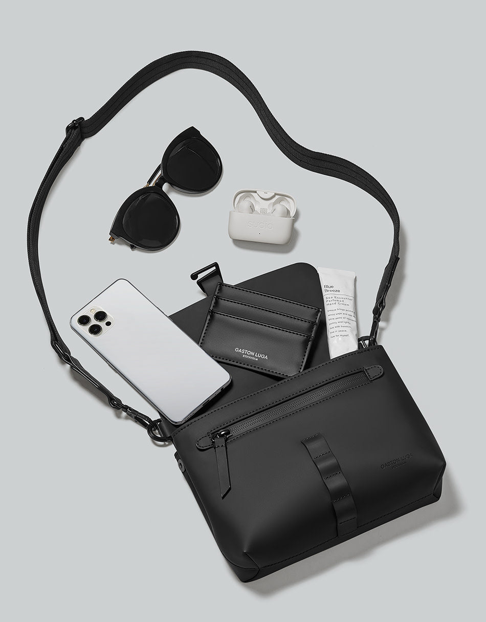 Gaston Luga Bag One Size Spläsh Crossbody Bag in Black