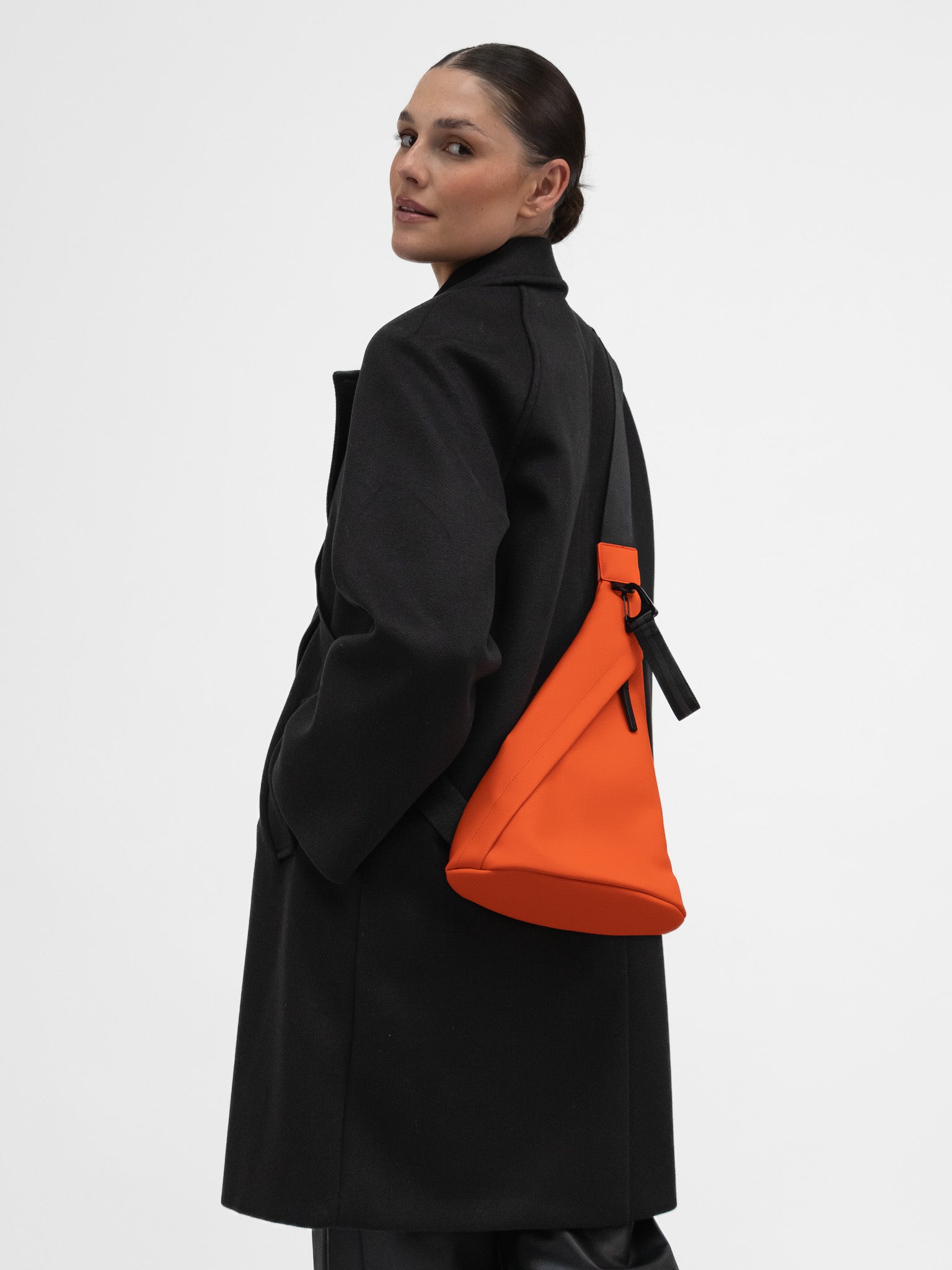 Gaston Luga Bag One Size Spläsh Sling Bag in Orange Flame