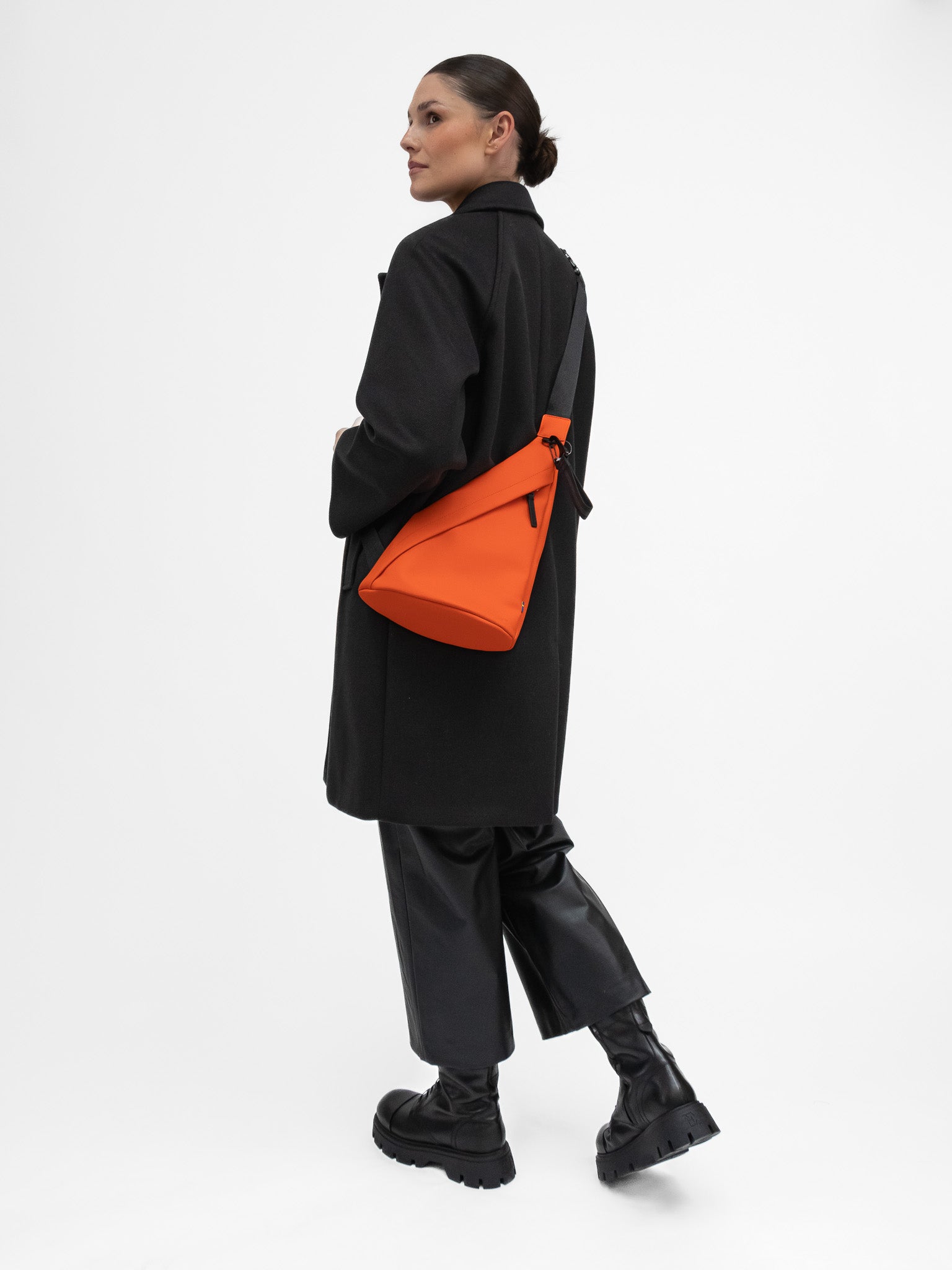 Gaston Luga Bag One Size Spläsh Sling Bag in Orange Flame